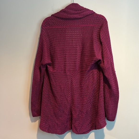 Vintage Charter Club Purple Cardigan Size L - Picture 3 of 4